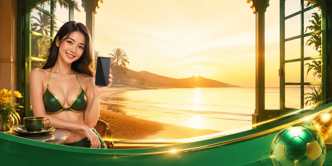 Người dùng tại Phú Quốc đọc phân tích kèo trực tuyến trên điện thoại tại quán cà phê